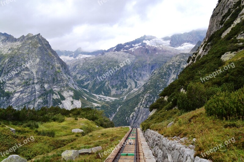 Mountains Mountain World Cable Car Switzerland Alpine