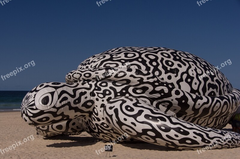 Turtle Giant Inflatable Sculpture Pattern