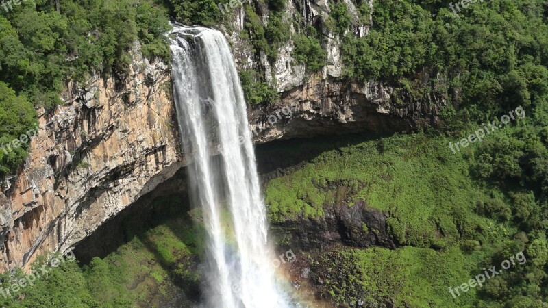 Agua Waterfall Lawn Landscape Outdoors