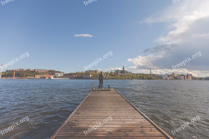 Sweden Stockholm Scandinavia Fjord River