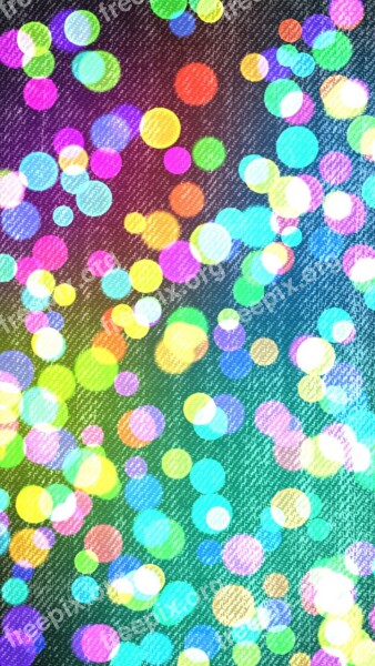 Confetti Neon Colorful Bokeh Free Photos