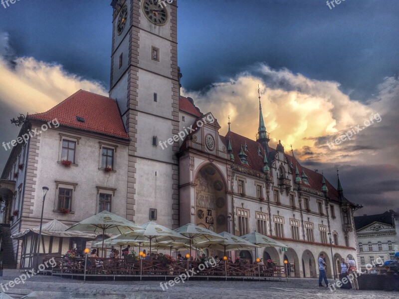 Olomouc Czech Republic Hdr The Town Hall The Market