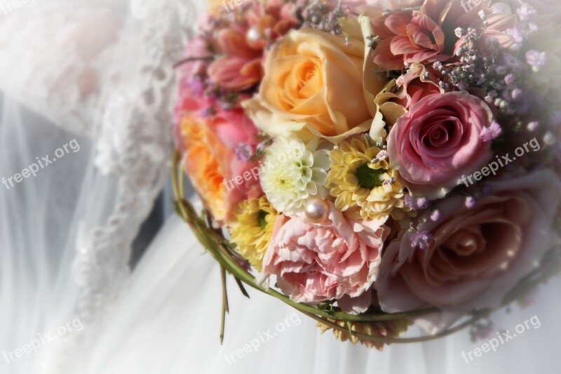 Bridal Bouquet Flower Wedding Free Photos