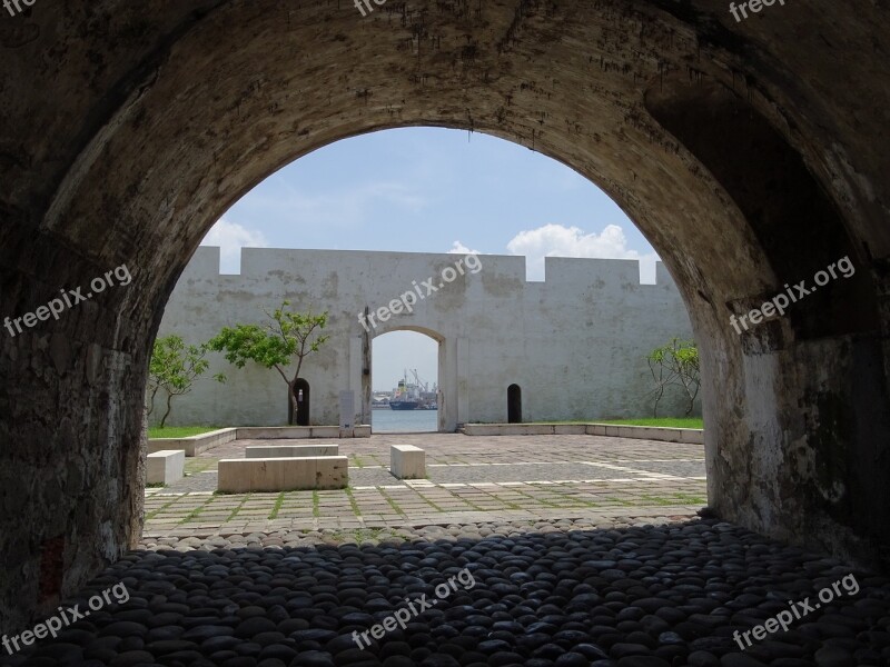 San Juan De Ulua Veracruz Mexico Fortress Port