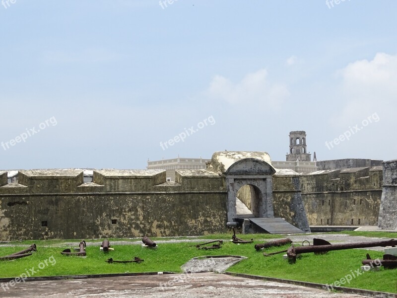 San Juan De Ulua Veracruz Mexico Fortress Port