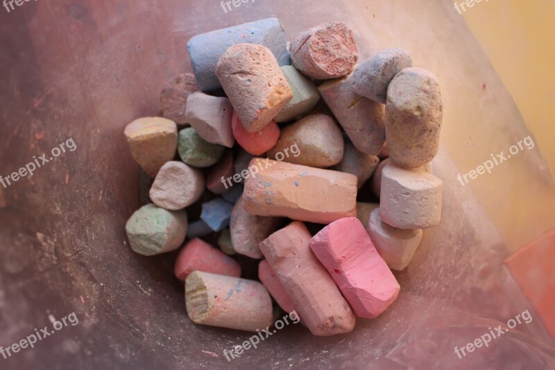 Chalk Colorful Creativity Free Photos