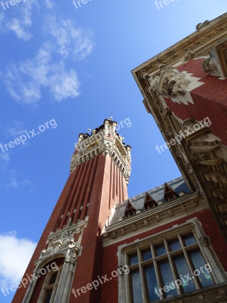 Belfry Of The Town Hall Calais Not Of Calais Free Photos