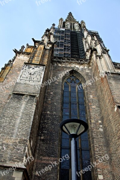 Architecture Gothic Ulm Ulm Cathedral Site