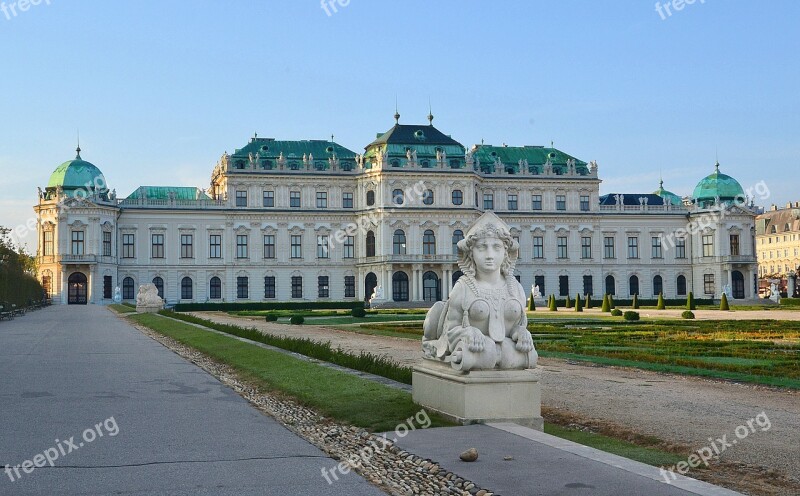 Belvedere Castle Sphinx Baroque Vienna