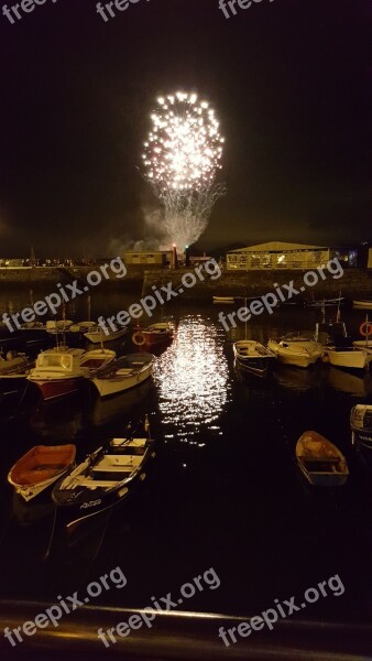 Firework Fuegos Atificiales Cantabria Spain Marinero