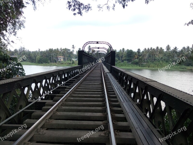 Railway Leading Lines Road Transport Travel