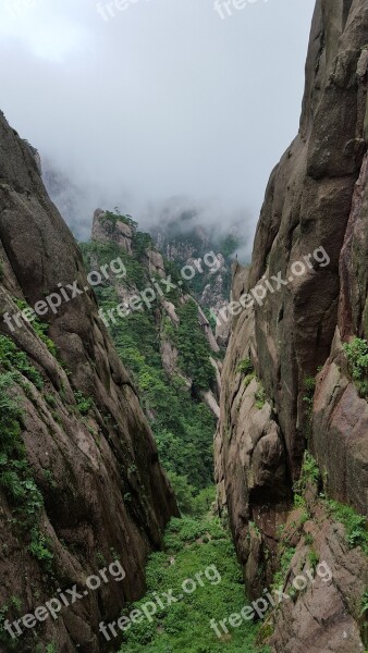 Mountain Huangshan The Scenery Free Photos