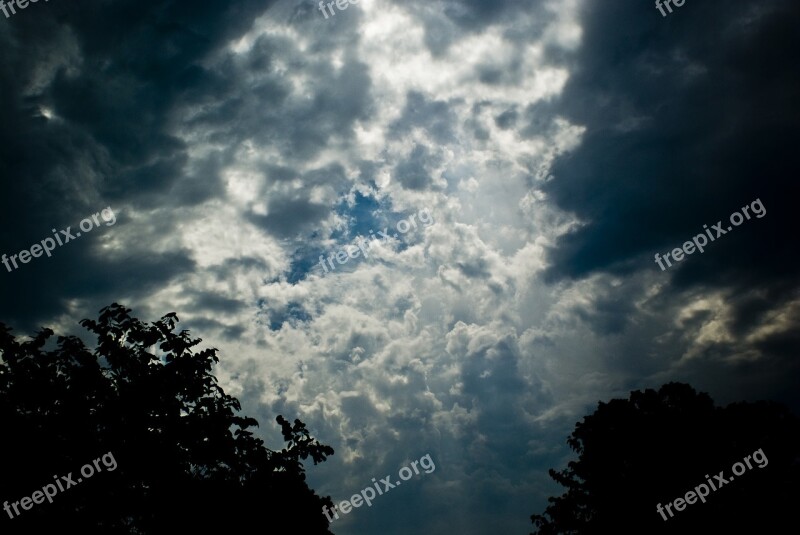 Clouds Sky Opening Free Photos