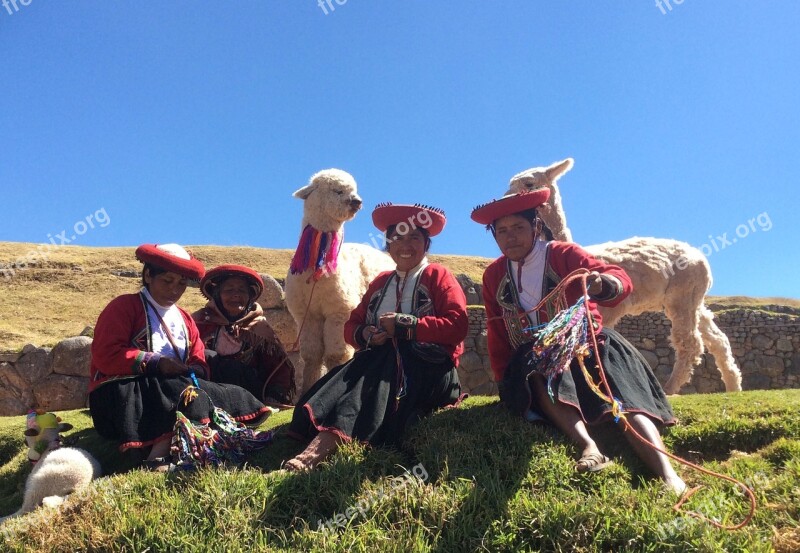 Peru Andes Heritage People Traditional