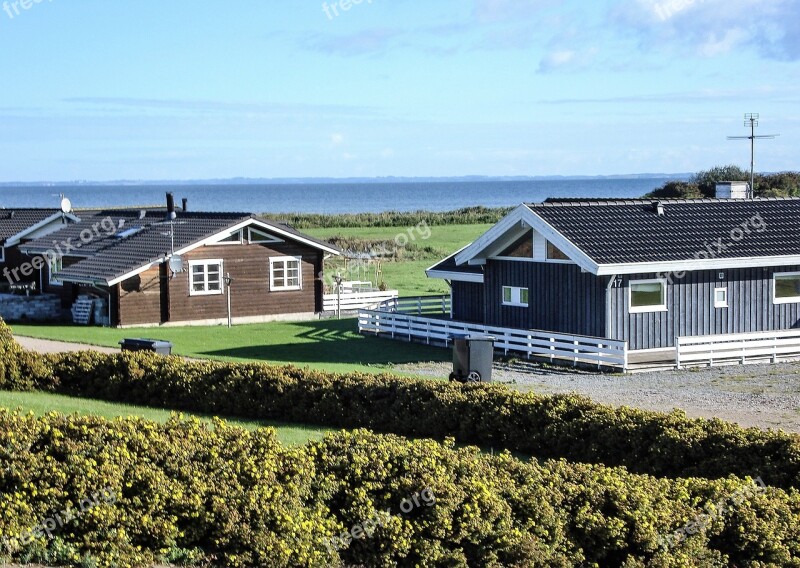 Denmark As Baltic Sea House Plant Wooden Houses