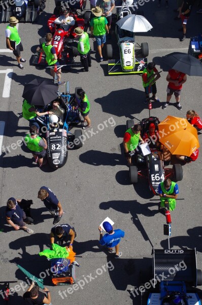 Racing Car Summer Event Parasols Human