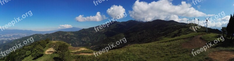 Landscape Mountains Wind Panoramic Free Photos