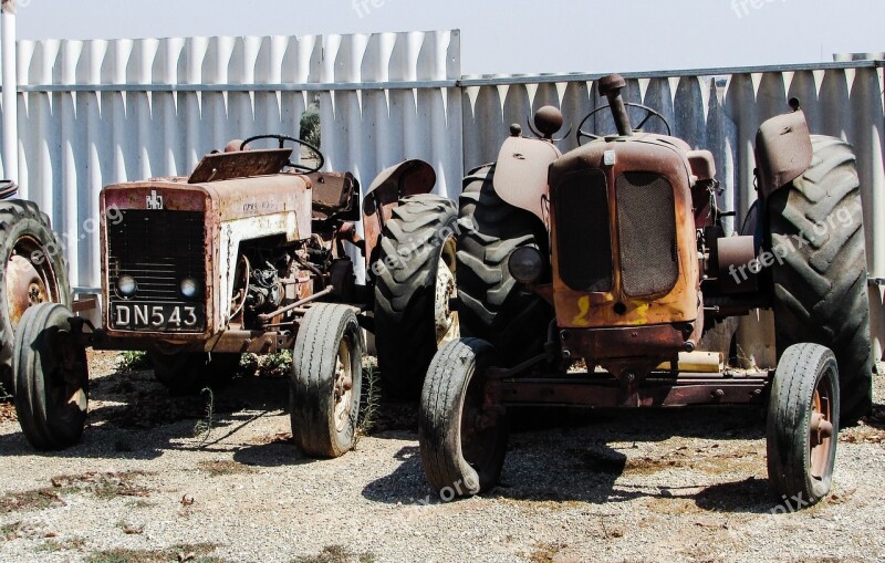 Tractors Rusty Old Machine Equipment