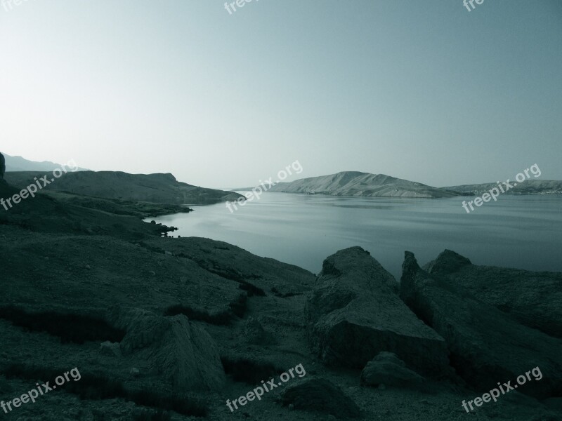 Croatia Sea Island Coast Landscape