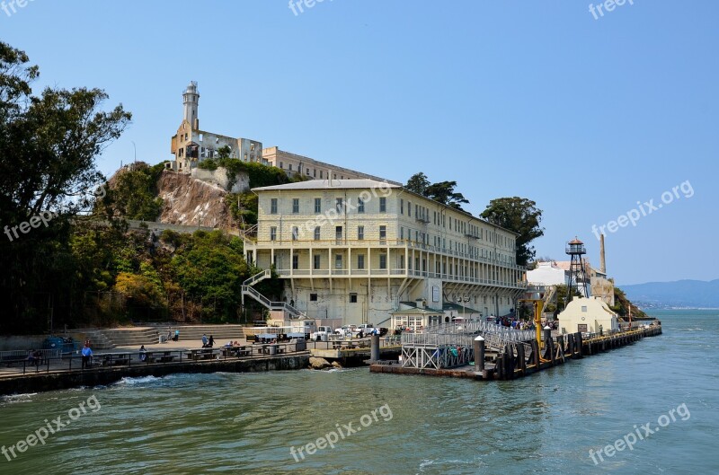 Alcatraz Usa America California Prison