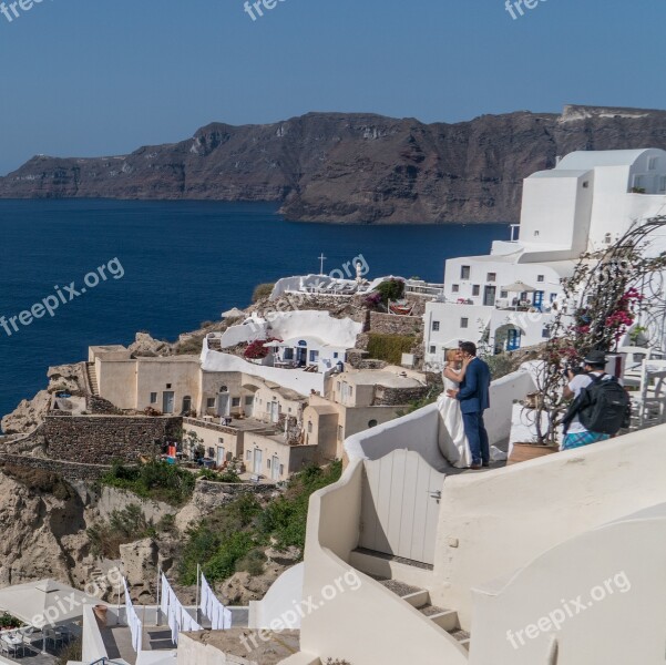 Santorini Oia Greece People Person