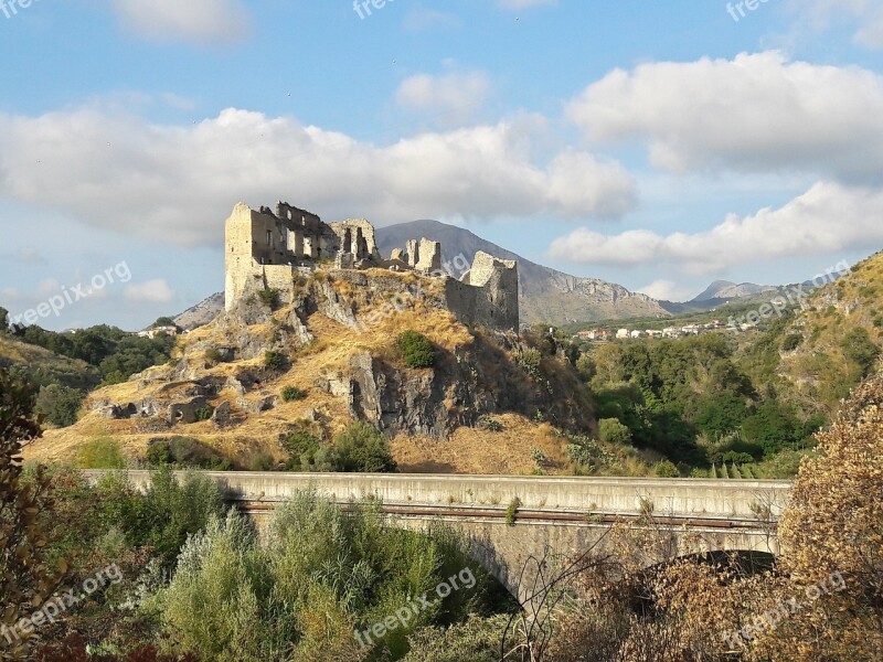 San Micheal Santa Maria Cedar Calabria Italy Ruins