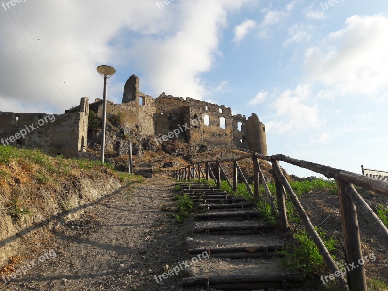 San Micheal Santa Maria Cedar Calabria Italy Ruins