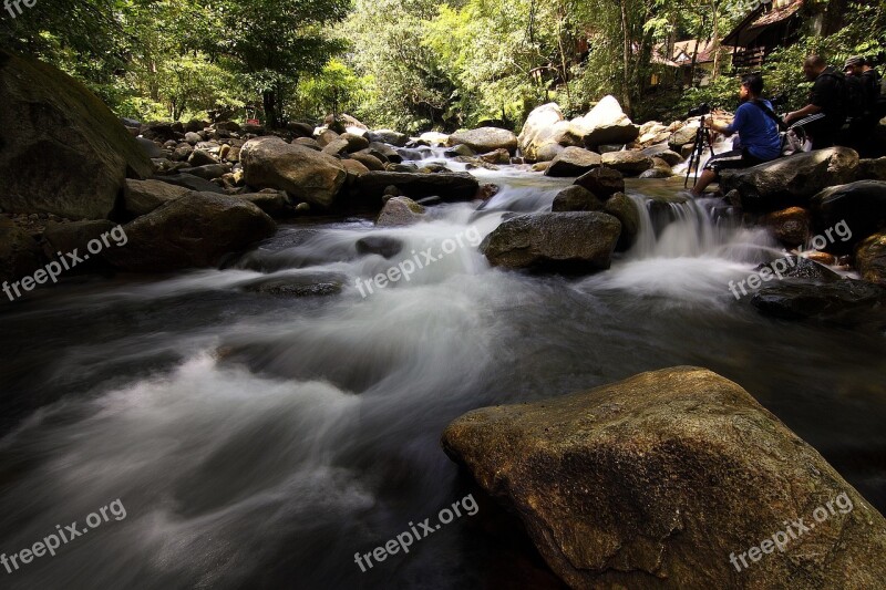 Waterfall Sekayu Landscape Nature Shutter