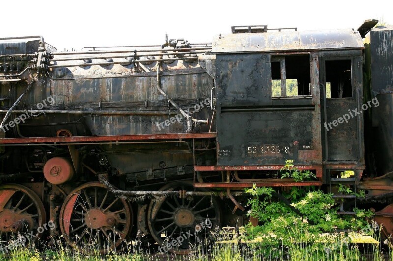 Steam Locomotive Locomotive Historically Train Railway