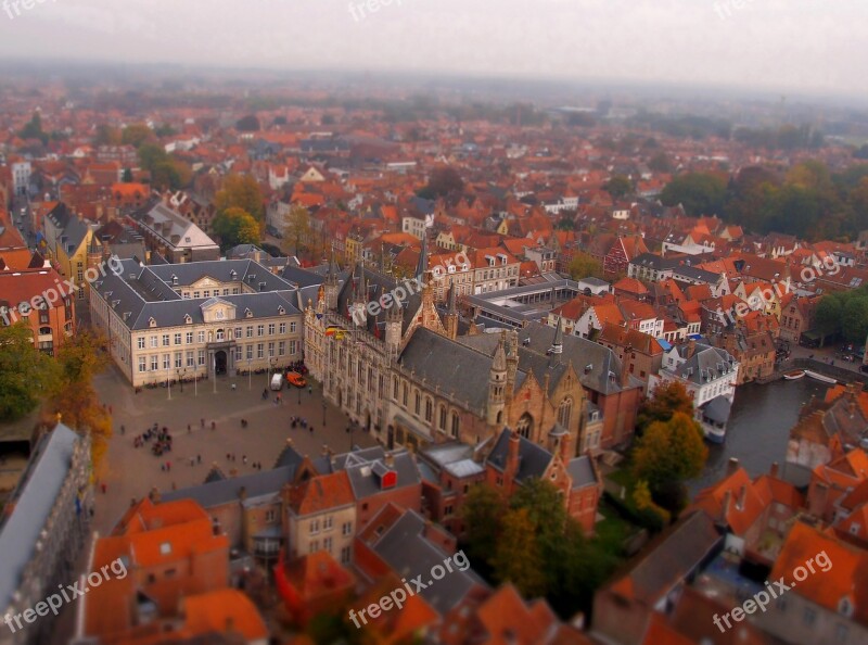 City Red Roof The Medieval City The Middle Ages At Home