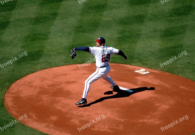 Baseball Pitcher Major League Stadium Ball