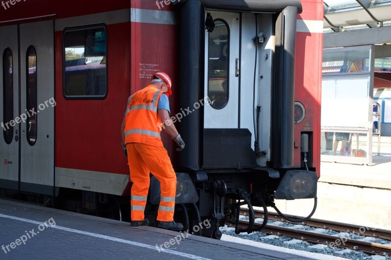 Ground Worker Station Wagon Train Ride Railway