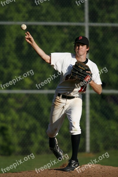 Baseball Player Game Throwing Throw