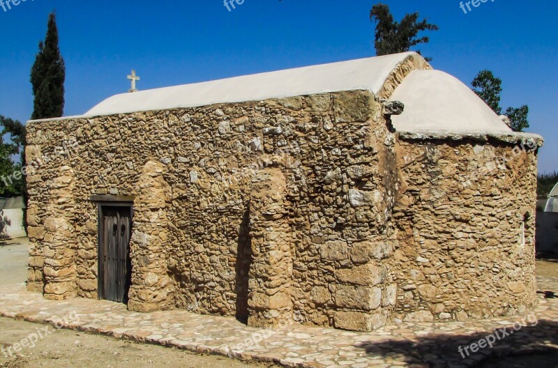 Cyprus Avgorou Chapel Ayia Marina Orthodox