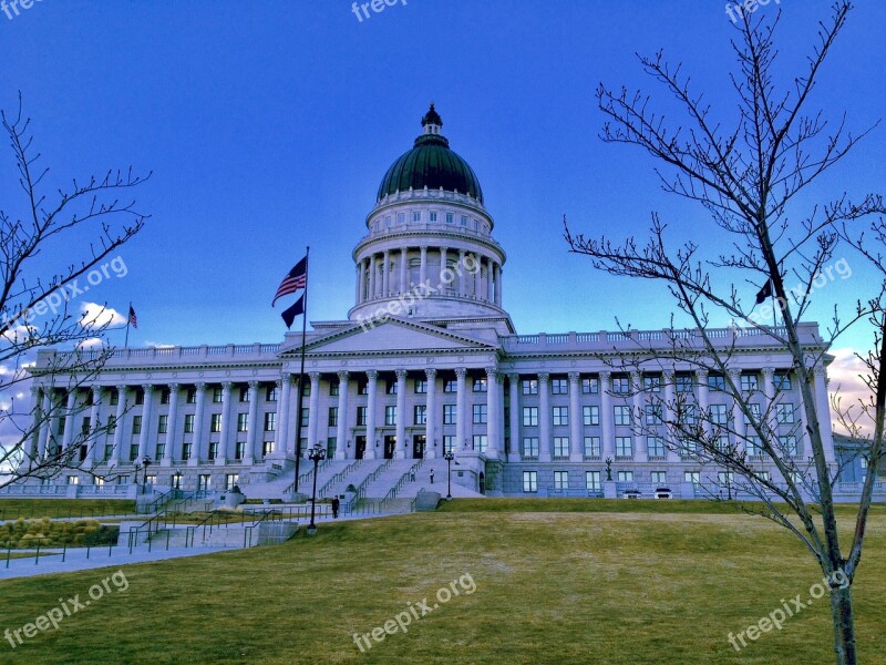 Salt Lake City Capitol Capital Building Dome