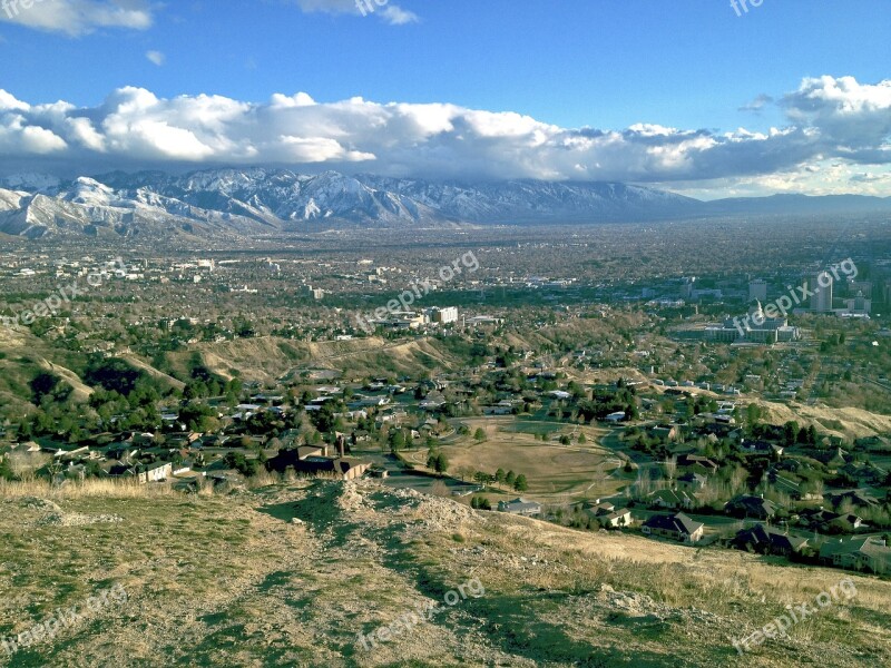 Ensign Peak City Salt Lake City Mormon