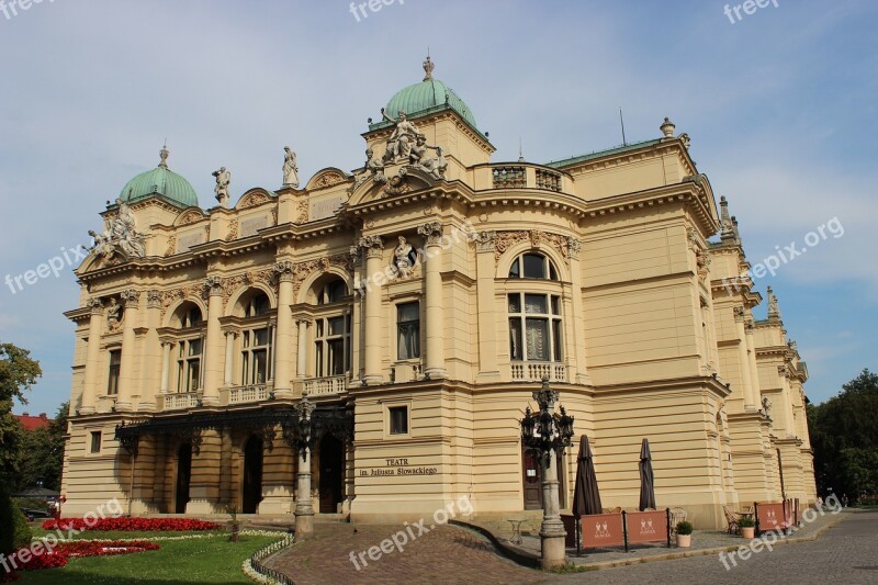 The Theater Juliusz Slovak In Krakow Culture Architecture Monuments