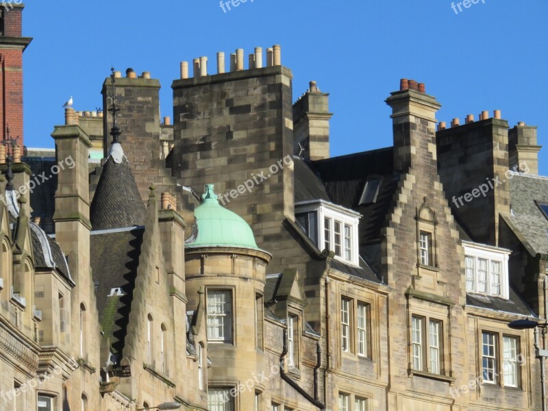 Edinburgh Cockburn Street City Town Architecture