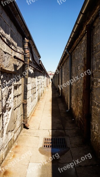 Alley Street Shadow Light Noon