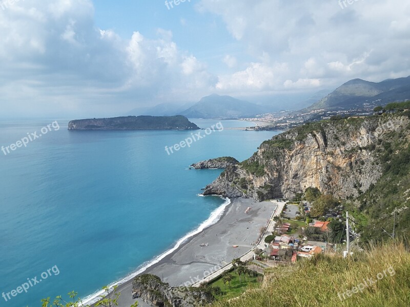 Praia A Mare Island Dino Calabria Italy Praia