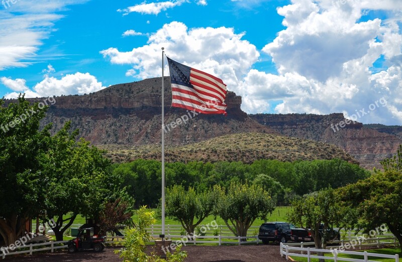 Usa America Utah Ranch Farm