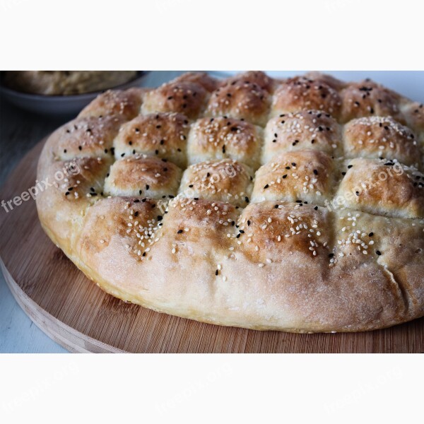 Bread Flat Bread Turkish Food Traditional