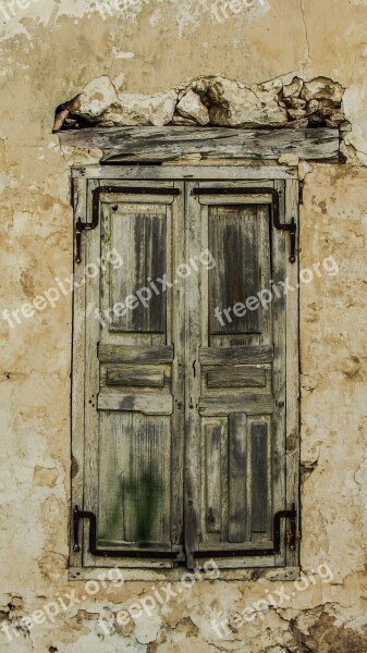 Window Wooden Old Decay Aged