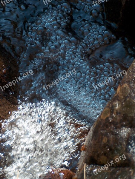 Water Stream Rocks Flowing Rock