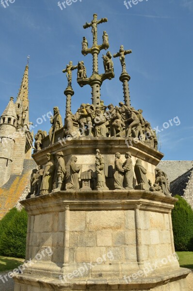 Image Statue Golgotha Christianity Stations Of The Cross