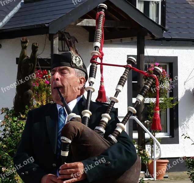 Scotland Bagpipes Musical Instrument Jock Music