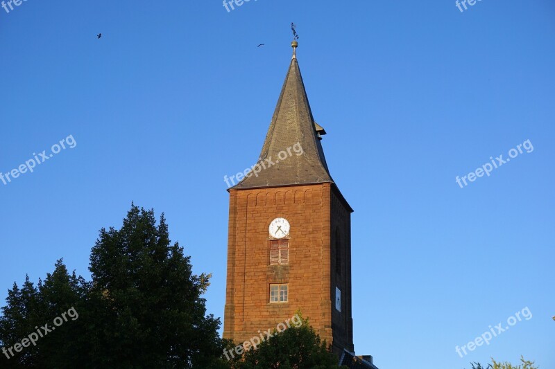 Church Tower Building Steeple Architecture