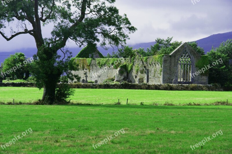 Kilcoman Abbey Ireland Kerry Natural Scene