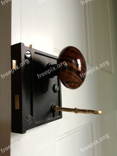 Lock Key Door Handle Free Photos