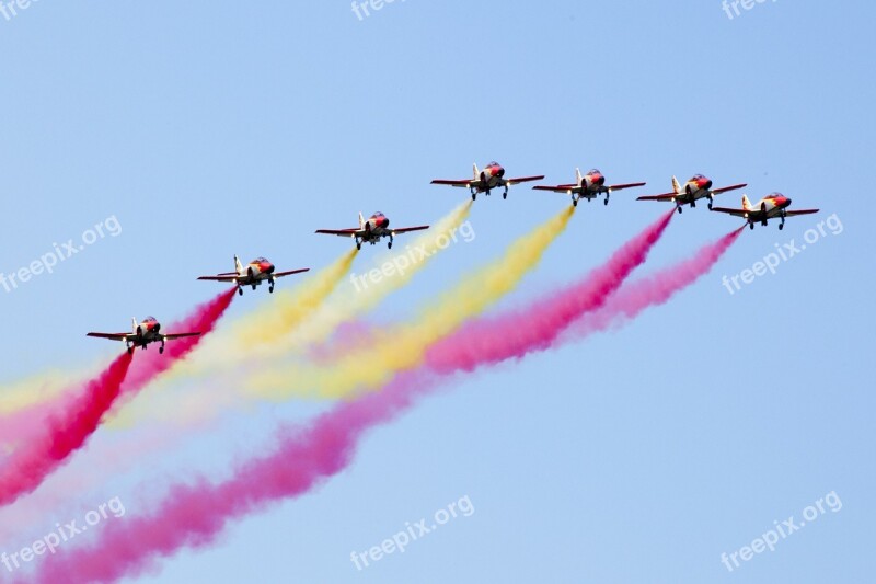 Patrulla Aguila Spain Fighter Jets Sliač Airshows